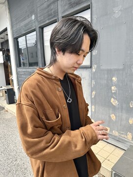 アグ ヘアー ロジェット 松本桐店(Agu hair rojet) 襟足長めのセンターパートウルフ◎