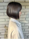 えりあしギリギリ×丸みボブ［札幌/円山］
