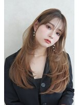 アンジェリカ JR奈良駅前店(ANGELICA)&nbsp;ナチュラル韓国風レイヤーカット×髪質改善×ココアブラウン奈良