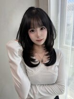 リッカ(LICCA) 【祖慶美優】韓国風レイヤー×艶々モテヘア