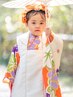 七五三パック2【3歳女児被布着付け＋ヘアセット+写真1枚】★要問合せ
