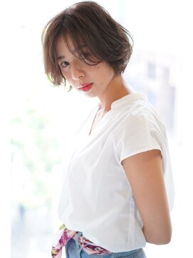 フラッグ ヘアー 天神西通り店(Flag HAIR) ナチュラル小顔ショート