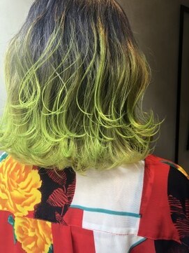 ジーナ オモテサンドウ(XENA) すだちyellowグラデーション