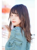 【Heath】 暖色系カラー シークレットハイライト 抜け感ヘア