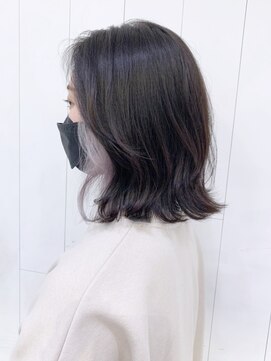 アイティーバイアルバム 松戸店(IT by ALBUM) インナーホワイト_ミニウルフテラコッタくすみブルー_ba329201