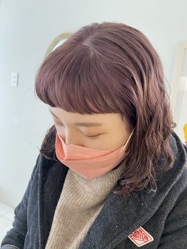 インビテーション(invitation) ブリーチ有・ラベージュ・バイオレットカラー