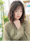 バレイヤージュシースルーバングウェットヘアc5大宮20代30代40代