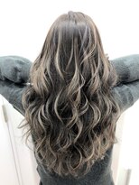 エヌプラス(N+)&nbsp;くびれヘアアプリコットオレンジ夏ハイライトカラー