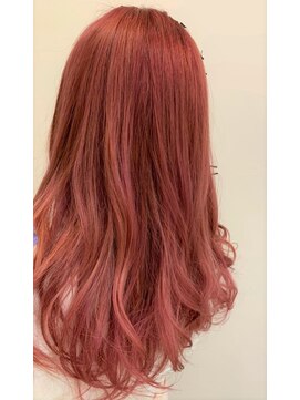 ヘアブランコブランコ 横浜(hair blanco_blanco) 似合わせカット/くびれヘア/デザインカラー/艶ボルドー[横浜駅]