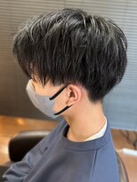 ヘアーメイク クーラ 行橋店(Hair make CURA) 30代40代メンズセンターパート清潔感ビジネス好感度モテ髪