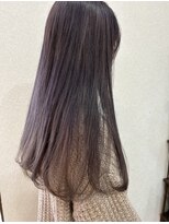 アグランテトラ 野田阪神店(a Gland tetra)&nbsp;内巻きロング 毛先グラデーションカラーブラウン