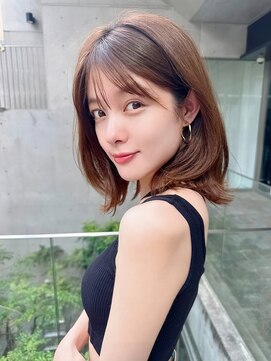 クーエフー(coo et fuu) シルキーブラウンで艶感アップ！くびれボブ