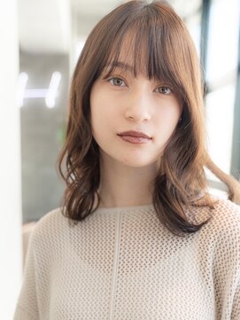 イオ 本厚木(io) 20代30代くびれレイヤー似合わせカットイメチェンフルバング