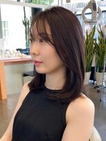 ディフィーノ 青山(DIFINO) 【DIFINO 青山】顔周りレイヤー/ダークブラウン/ツヤカラー