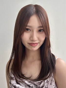 バイオレットジェム(Violet`jem) ワンカールレイヤーミディアムヘア小顔ヘアFU-04