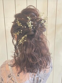 シークレットミラーズ(SECRET MIRRORS)の写真/結婚式や推し活、イベント、ライブなどに最適なヘアセットをご提案◎特別な日は、誰よりも可愛く華やかに☆