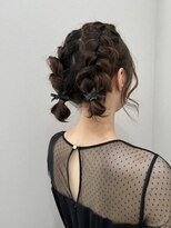 ヘアー アトリエ アンジー(Hair Atelier Angee)&nbsp;ダブルお団子アレンジ