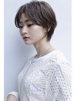 プランツヘアー&nbsp;大人女性人気　似合わせカットショートヘア　博多美容室