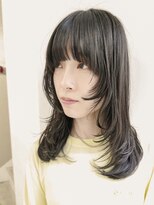 マスタード(MASTARD) 外ハネボブ美髪ワイドバングボブヘア ミルクティーベージュ
