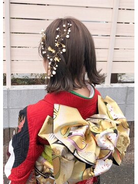 ロストシティ 横浜(LOST CITY) 成人式 卒業式 着付け 成人式ヘア 卒業式ヘア 振袖ヘア 袴ヘア