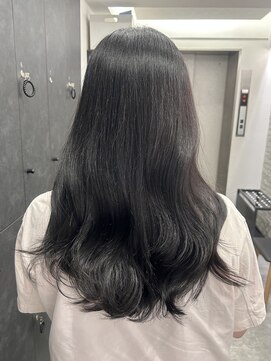 ヴィオットバイサロン(Viot by Salon) *前髪ありくびレイヤーエモージュグレーベージュレイヤーロング