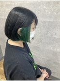 グリーンインナーカラー【郡山】