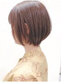 Say.ショートボブホワイトグレージュミニウルフ細めハイライト