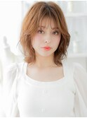 韓国風ニュアンスパーマフェザーミディアムc6上尾20代30代40代