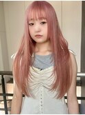 xブリーチ/イメチェン/ホワイトブロンド/外ハネボブ/美髪/