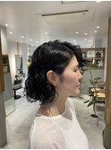 縮毛矯正履歴にパーマ