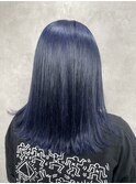 アプリコットオレンジくびれヘアハイライトカラー熊本