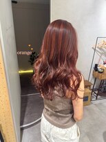 エス 大阪梅田店(es)&nbsp;肌に溶け込むオレンジブラウンカラー