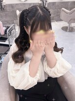 ヘア サロン クラン ソア 心斎橋店(hair salon clan soar) 編み上げハーフツイン【クランソア】ヘアメ/ヘアセット/心斎橋