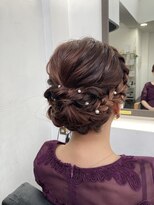 リジョイスヘア(REJOICE hair)&nbsp;【REJOICE hair】編み込みナチュラルヘアセット☆　GAMO