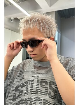 パーク バイ クリーム 大宮(PARK by CREAM) 【メンズ】ハイトーンスパイキーショート