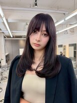 ヒュー 広島(HEW)&nbsp;色気レイヤーカットダークグレージュ20代30代大人かわいい