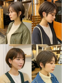 コポル(Copol)の写真/[岡崎市]《美フォルムショート》最大の魅力を引き出す。大人のためのヘアスタイルをプロの手で演出◇