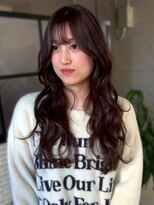 アンニュ(annuy)&nbsp;韓国ヘア ウェーブヘア 黒髪 髪質改善 顔周りカット 艶髪 20代