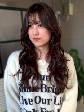 アンニュ(annuy) 韓国ヘア ウェーブヘア 黒髪 髪質改善 顔周りカット 艶髪 20代