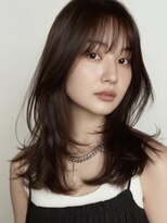 コトナ 越谷店&nbsp;セミロング30代40代ストレートレイヤー前髪なし前髪あり越谷