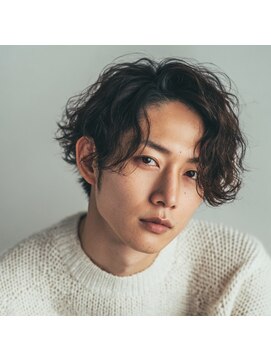 アンサ 伏見桃山店(ANSA) センターパート×波巻きパーマ！