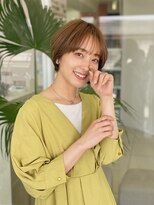ハピネス 王寺店(Happiness)&nbsp;丸みショートハイライトカラー　奈良王寺　20代30代40代