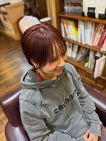 ヘアデザイン オール(hair design all)&nbsp;マゼンダカラーコンパクトショート