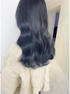 テーラヘアー 石岡店(TELA HAIR) ブルーブラック・艶髪・オルチャンヘア