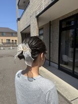 フィオーレ ヘアデザイン(FIORE hair design)&nbsp;リボン引き立つゆるふわアップ