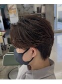 曲がる縮毛矯正×メンズマッシュ