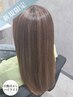 白髪ぼかしハイライト+カラー¥16500※太めの筋感ハイライト不可