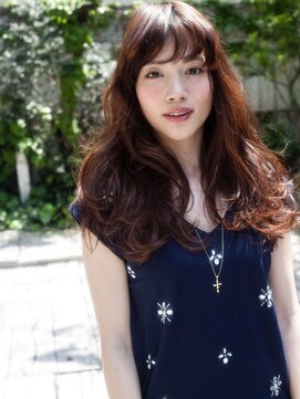 美容室クローバー 新小岩店(clover) ♪斜めバングのふわモテロング♪【新小岩】