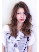 クーエフー(coo et fuu)&nbsp;かきあげバングのフェザーロング♪藤沢　大人　デジタルパーマ