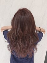 リー 京橋(Lee)&nbsp;［Lee京橋］店長今里 ナチュラルミディxピンクブラウン